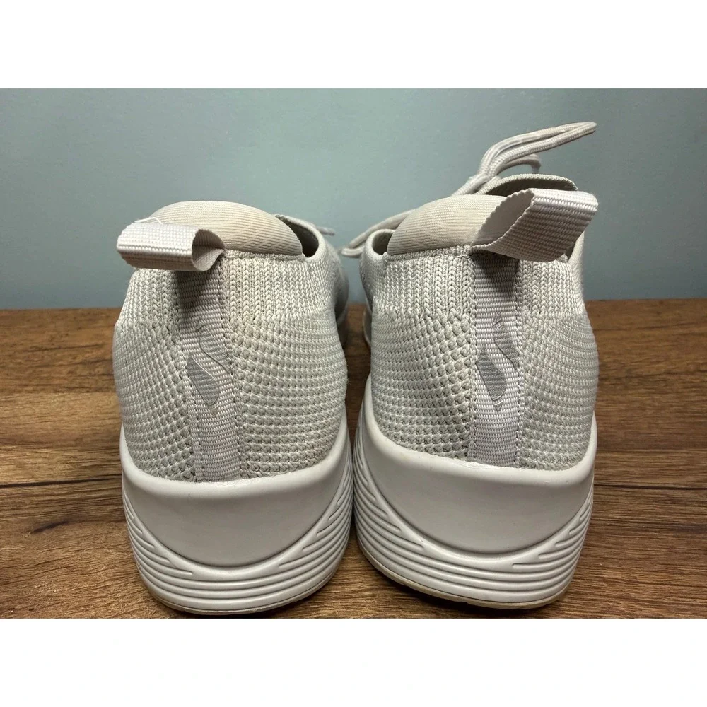 Skechers Street Uno Stretch Fit Grey Knit Sneakers 177102 Womens 7.5‎